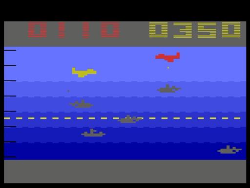 Screenshot of Canyon Bomber for Atari 2600